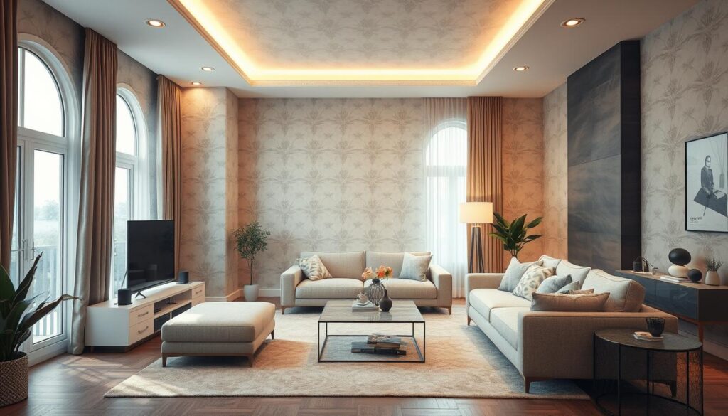living-room-wallpaper-placement living-room-wallpaper-placement